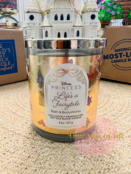 Bath & Body Works 🇺🇸 Disney LIFE'S A FAIRYTALE Single-wick Candle 8 oz / 227g