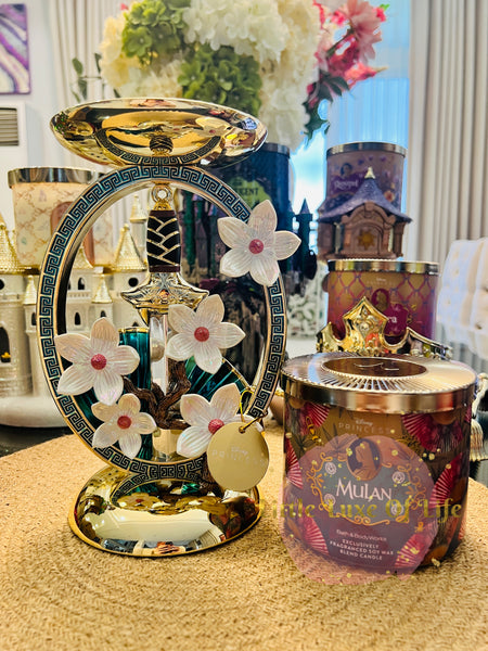 Bath & Body Works 🇺🇸 Disney MULAN PEDESTAL 3-Wick Candle Holder