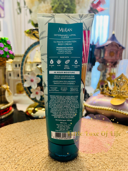Bath & Body Works 🇺🇸 Disney MULAN Ultimate Hydration Body Cream 8 fl oz / 226g