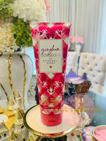 Bath & Body Works 🇺🇸 GINGHAM GORGEOUS Ultimate Hydration Body Cream 8 fl oz / 226g