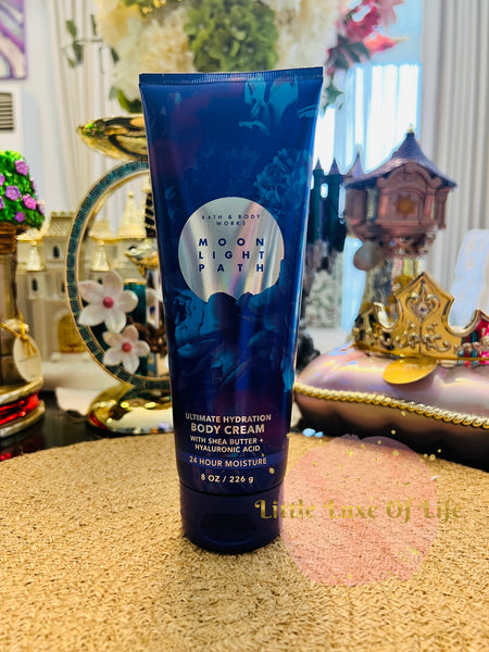 Bath & Body Works 🇺🇸 MOONLIGHT PATH Ultimate Hydration Body Cream 8 fl oz / 226g