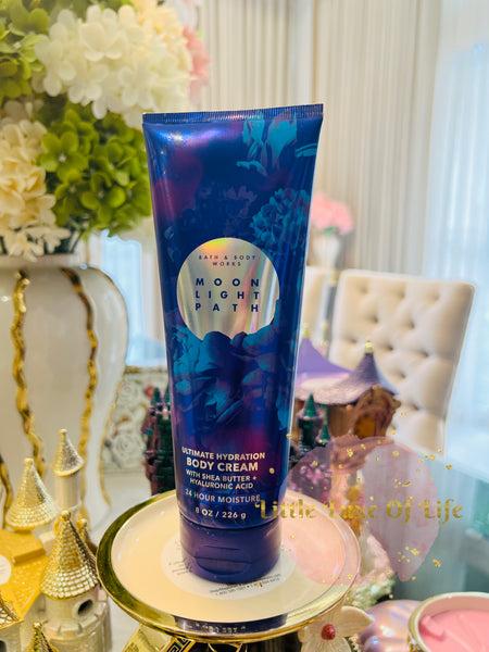 Bath & Body Works 🇺🇸 MOONLIGHT PATH Ultimate Hydration Body Cream 8 fl oz / 226g
