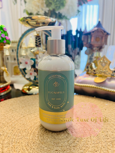 Bath & Body Works 🇺🇸 AROMATHERAPY EUCALYPTUS Body Lotion 8 fl oz / 226g