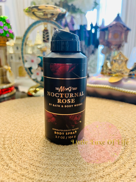 Bath & Body Works 🇺🇸 NOCTURNAL ROSE Men's Body Spray 3.7 oz / 104g