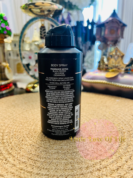 Bath & Body Works 🇺🇸 NOCTURNAL ROSE Men's Body Spray 3.7 oz / 104g
