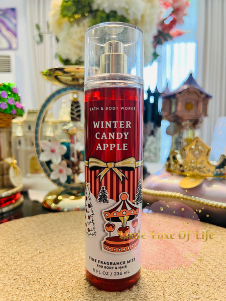 Bath & Body Works 🇺🇸 WINTER CANDY APPLE Fine Fragrance Mist 8 fl oz /236mL