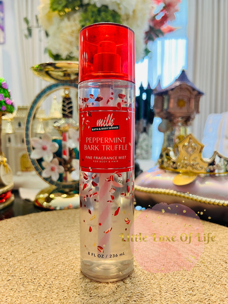 Bath & Body Works 🇺🇸 PEPPERMINT BARK TRUFFLE Fine Fragrance Mist 8 fl oz /236mL