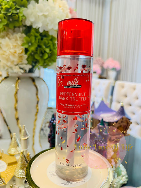 Bath & Body Works 🇺🇸 PEPPERMINT BARK TRUFFLE Fine Fragrance Mist 8 fl oz /236mL