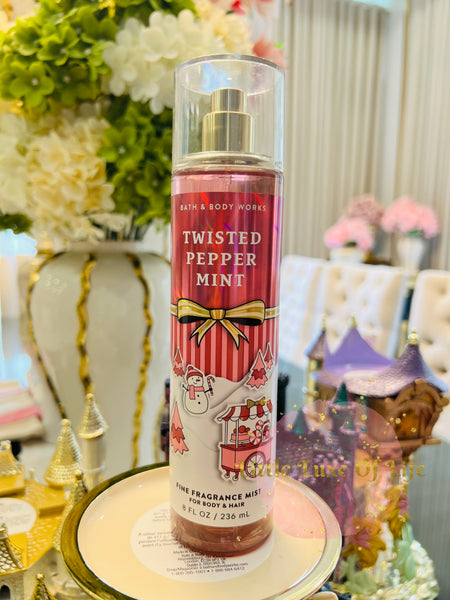 Bath & Body Works 🇺🇸 TWISTED PEPPERMINT Fine Fragrance Mist 8 fl oz /236mL