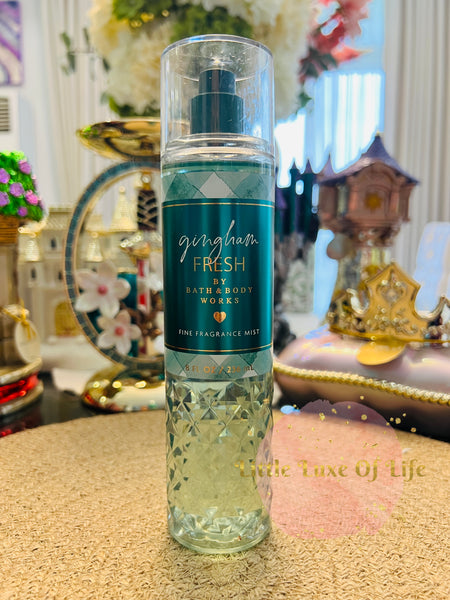 Bath & Body Works 🇺🇸 GINGHAM FRESH Fine Fragrance Mist 8 fl oz /236mL