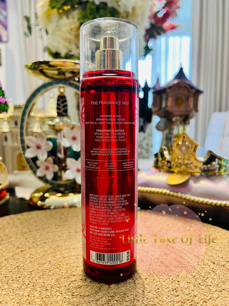 Bath & Body Works 🇺🇸 MRS. CLAUS' COCKTAIL Fine Fragrance Mist 8 fl oz /236mL