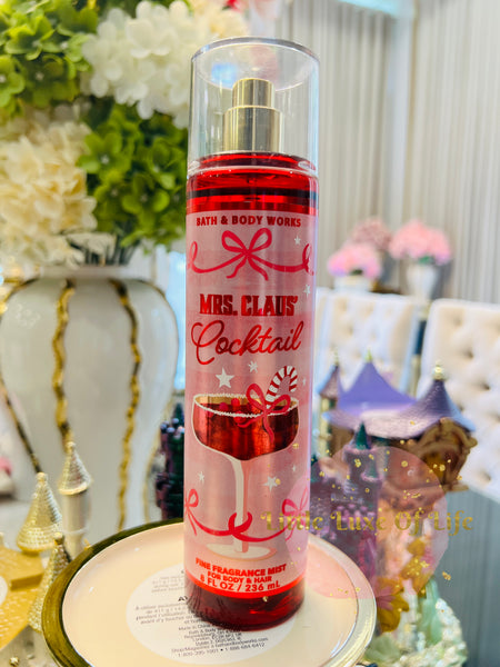 Bath & Body Works 🇺🇸 MRS. CLAUS' COCKTAIL Fine Fragrance Mist 8 fl oz /236mL