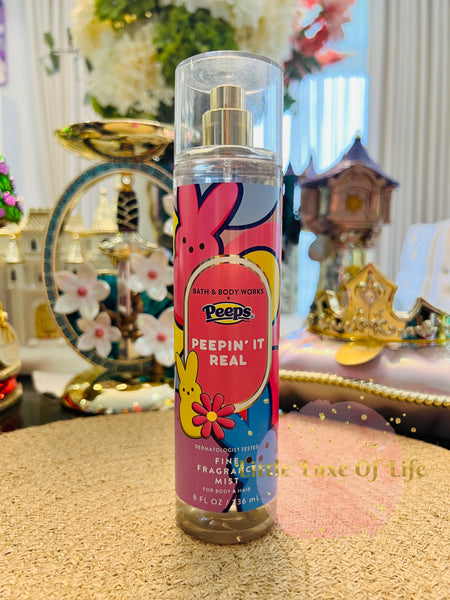 Bath & Body Works 🇺🇸 PEEPIN' IT REAL Fine Fragrance Mist 8 fl oz /236mL