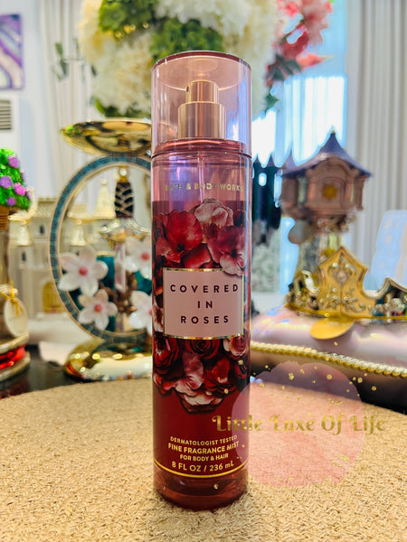 Bath & Body Works 🇺🇸 COVERED IN ROSES Fine Fragrance Mist 8 fl oz /236mL