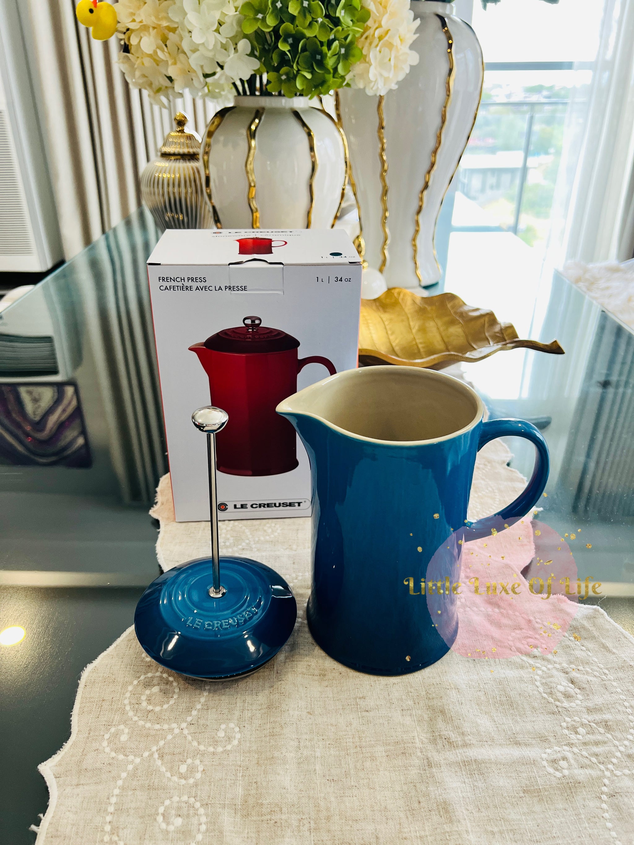 Le Creuset 34-Oz. French Press - MARSEILLE – LittleLuxeOfLife