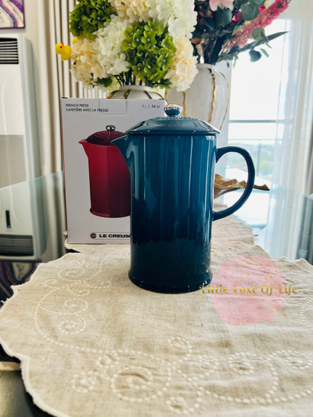 Le Creuset 34-Oz. French Press - DEEP TEAL