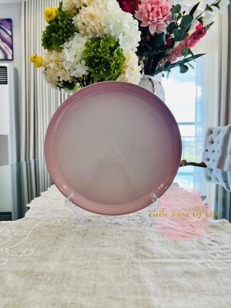 Le Creuset Coupe Salad Plate 22cm ( SECOND CHOIX-per piece) - SHELL PINK