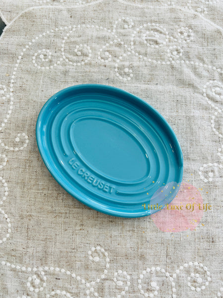 Le Creuset Oval Spoon Rest ( SECOND CHOIX) - TURQUOISE