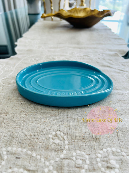 Le Creuset Oval Spoon Rest ( SECOND CHOIX) - TURQUOISE