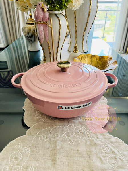 Le Creuset Chef's Oven Marmite 7.5qt 32cm - CHIFFON PINK