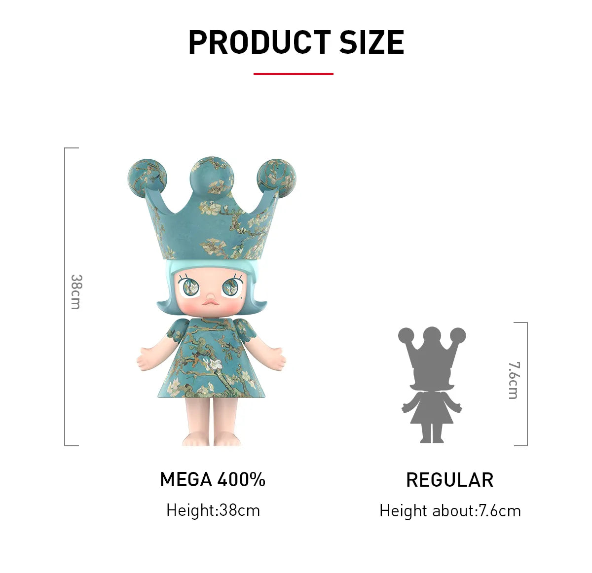 ぬいぐるみ POP MART MEGA   MOLLY 400% VAN GOGH MEGA ROYAL MOLLY 400% Van Gogh Museum – WHOOPEA