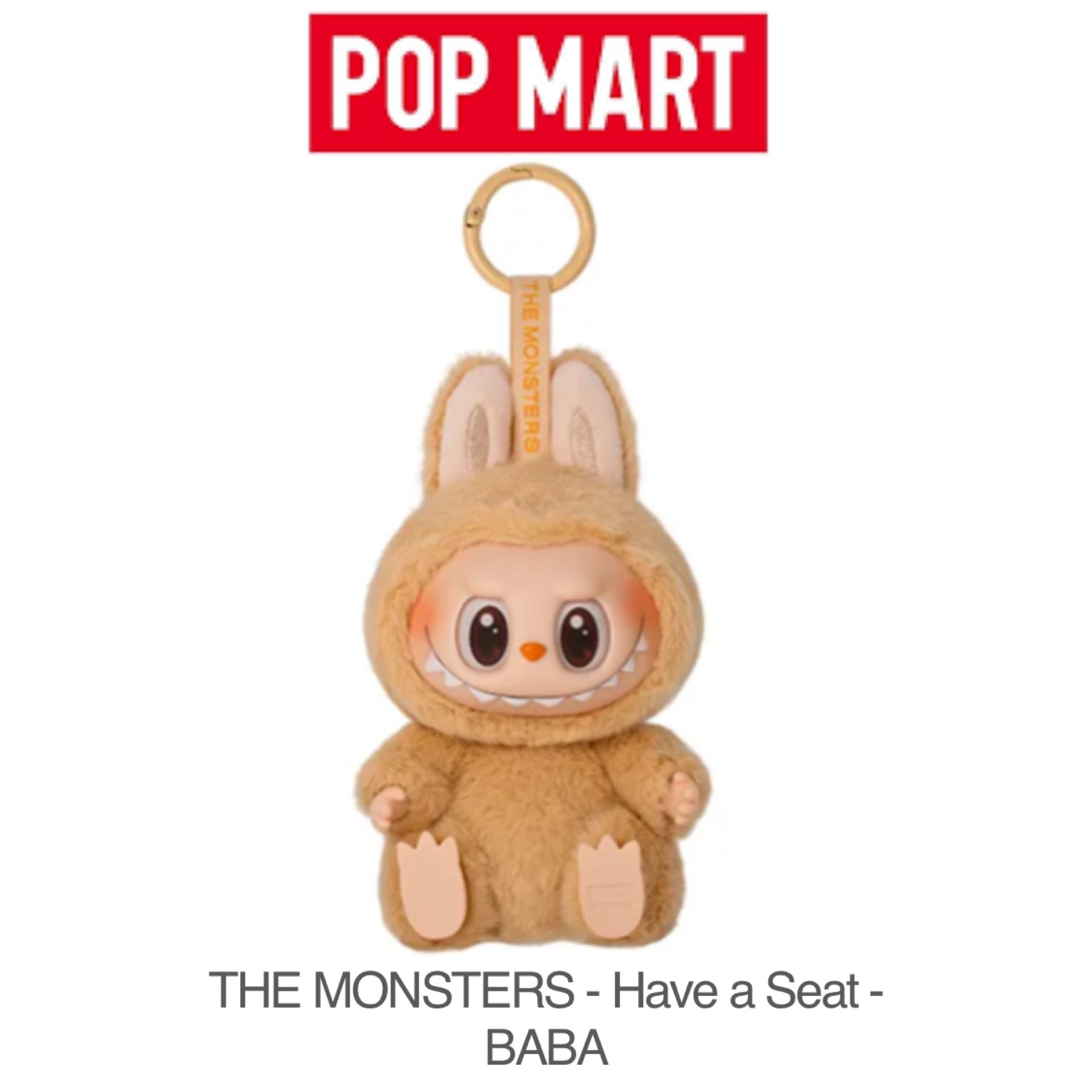 アイドル POP MART Have A Seat BABA POP NOW:THE MONSTERS - Have a Seat Vinyl Plush Blind Box