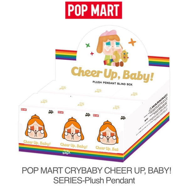 POP MART CRYBABY CHEER UP, BABY! SERIES-Plush Pendant 1pc BLIND BOX