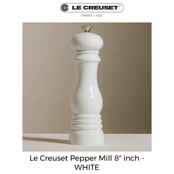 Le Creuset Pepper Mill 8"inch - WHITE