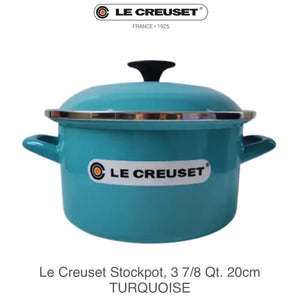 Le Creuset Stockpot 3 7/8qt. 20cm - TURQUOISE