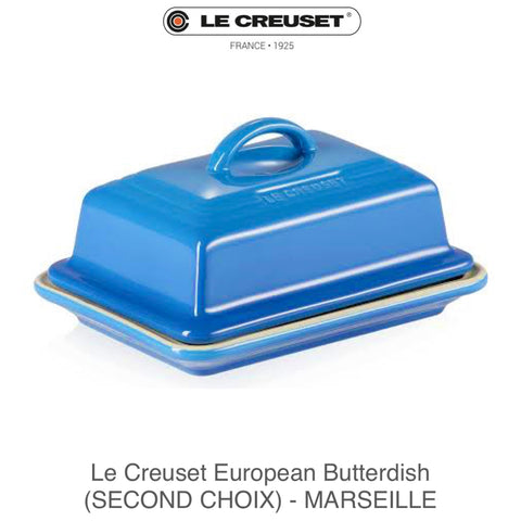 Le Creuset European Butter Dish (SECOND CHOIX)- MARSEILLE