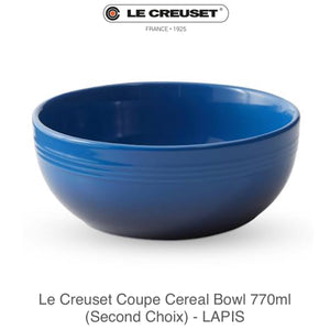 Le Creuset Coupe Cereal Bowl 770ml ( SECOND CHOIX-per piece) - LAPIS