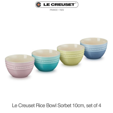 Le Creuset Rice Bowl Sorbet 10cm, Set of 4