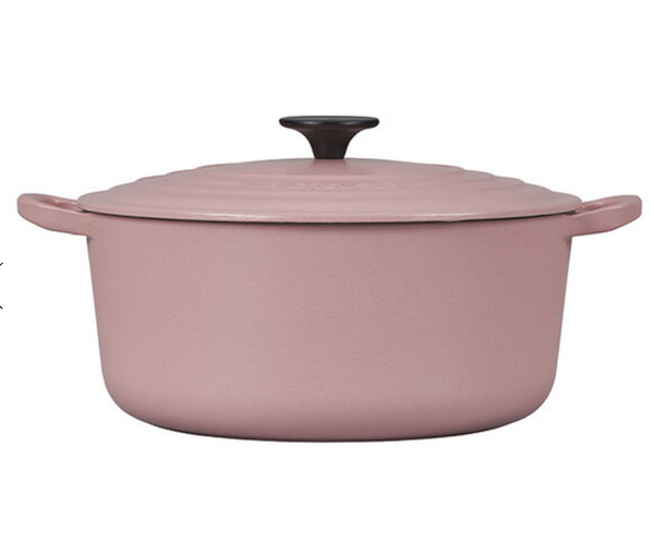 Le Creuset Classic Round Dutch Oven 5.5qt 26cm- MATTE SUGAR PINK