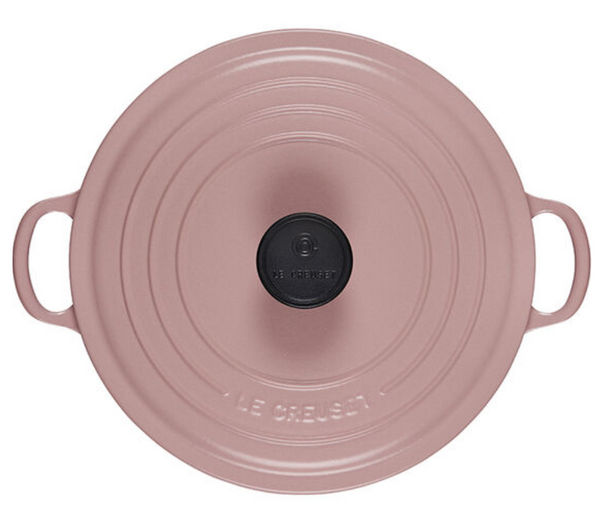 Le Creuset Classic Round Dutch Oven 5.5qt 26cm- MATTE SUGAR PINK