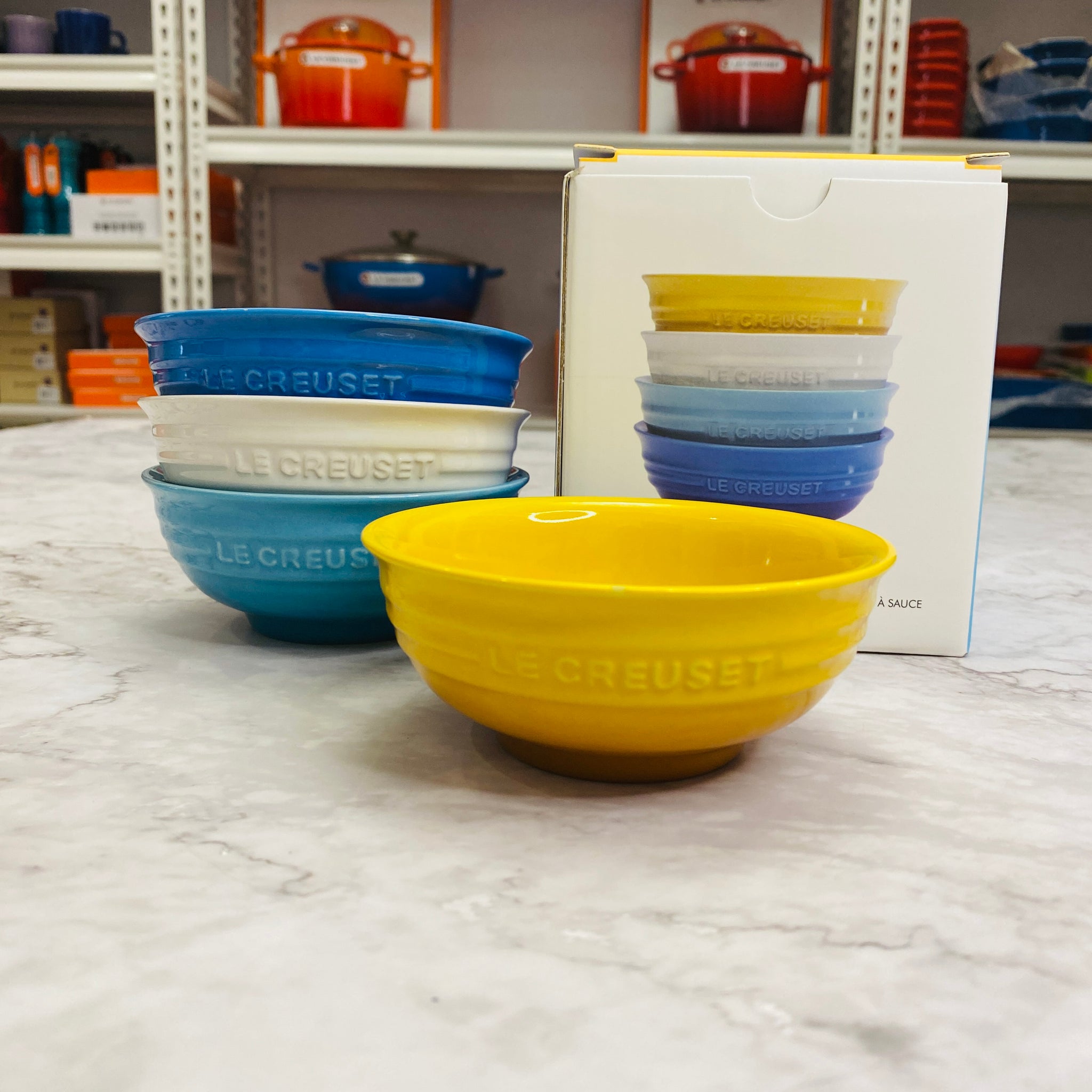 Le Creuset Riviera Collection Multicolor Mini Bowl, Set of 4