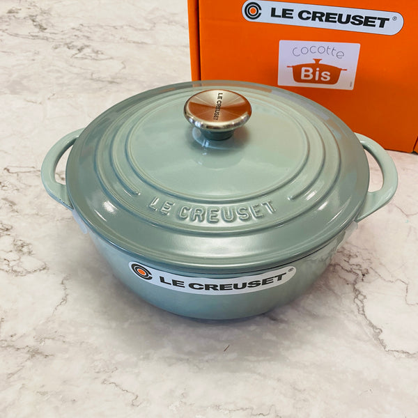 Le Creuset Shallow Round Oven 2.75QT 22cm - SEA SALT