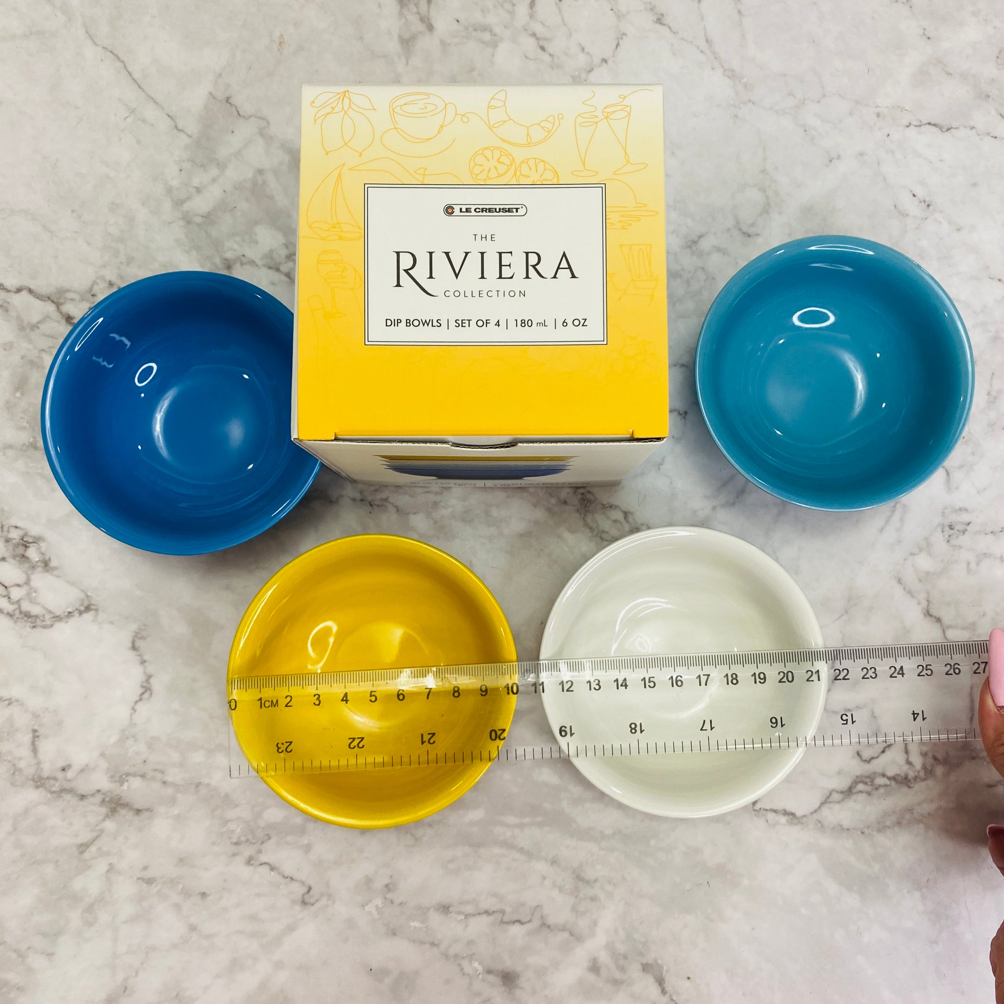 Le Creuset Riviera Collection Multicolor Mini Bowl, Set of 4