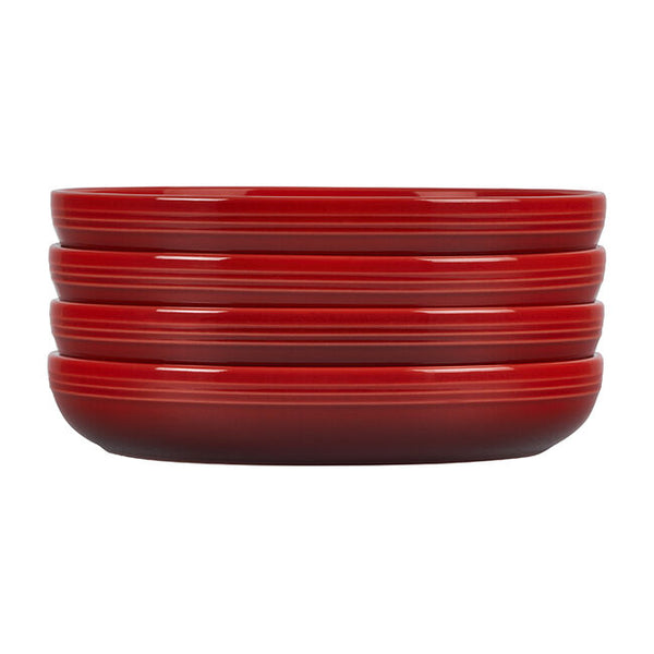 Le Creuset San Francisco Pasta Bowls, Set of 4 - CERISE