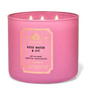 Bath & Body Works 🇺🇸 ROSE WATER IVY 3-wick Candle 14.5 oz / 411 g