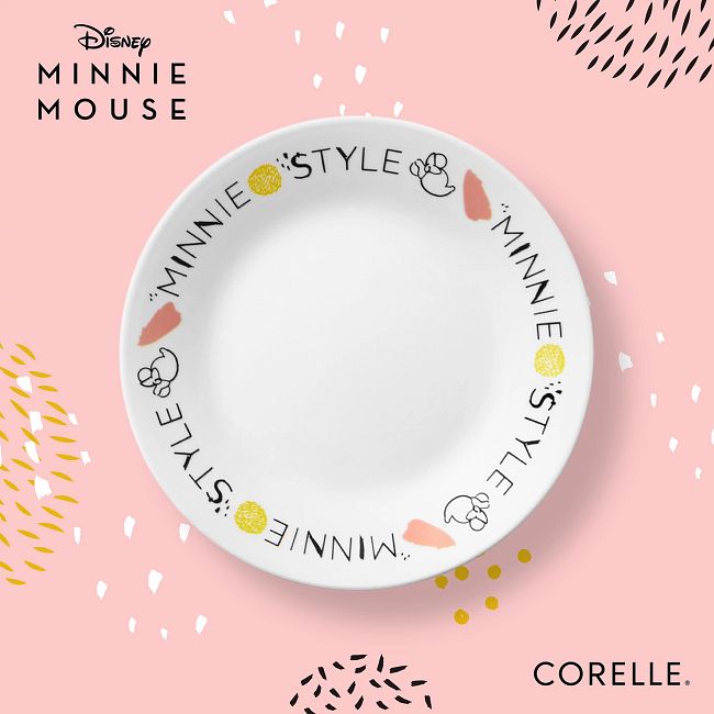 CORELLE 12-piece Dinnerware Set, Service for 4, Minnie Mouse –  LittleLuxeOfLife