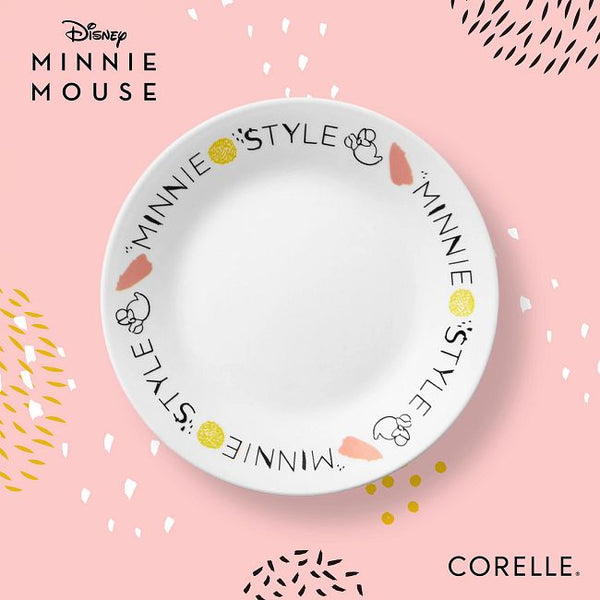 CORELLE 12-piece Dinnerware Set, Service for 4, Minnie Mouse