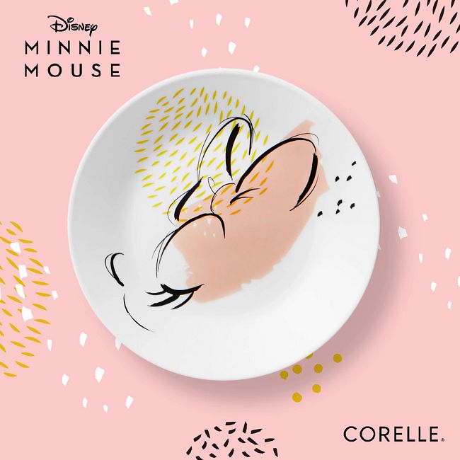 CORELLE 12-piece Dinnerware Set, Service for 4, Minnie Mouse –  LittleLuxeOfLife