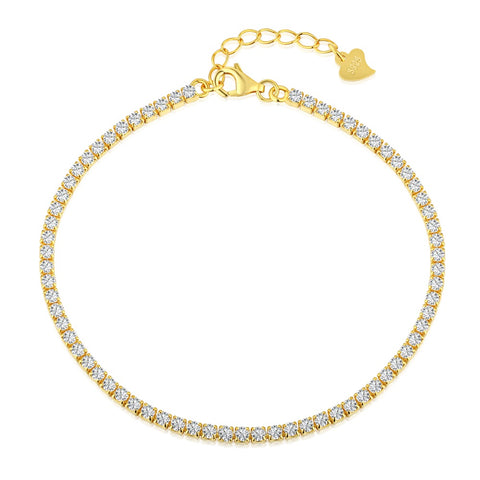 PURE 925 SILVER (Gold Plated)Karley Bracelet