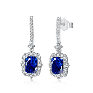 PURE 925 SILVER BLUE Alexandra Earrings