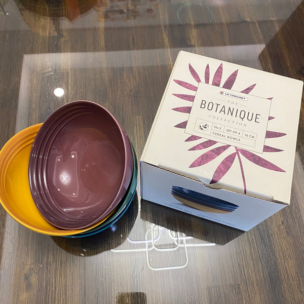 Le Creuset Botanique Collection Cereal Bowls 22 oz, Set of 4