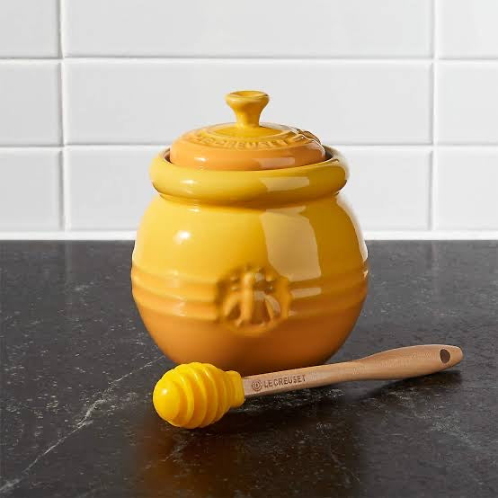 Le Creuset Honey Pot with Silicone Dipper - NECTAR