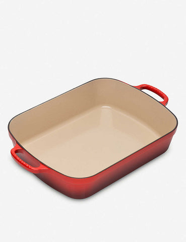 Le Creuset Enamelled Cast Iron Roasting Tray 5.25QT 33cm -CERISE