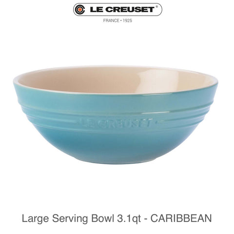 Le Creuset Serving Bowl 3.1QT - CARIBBEAN