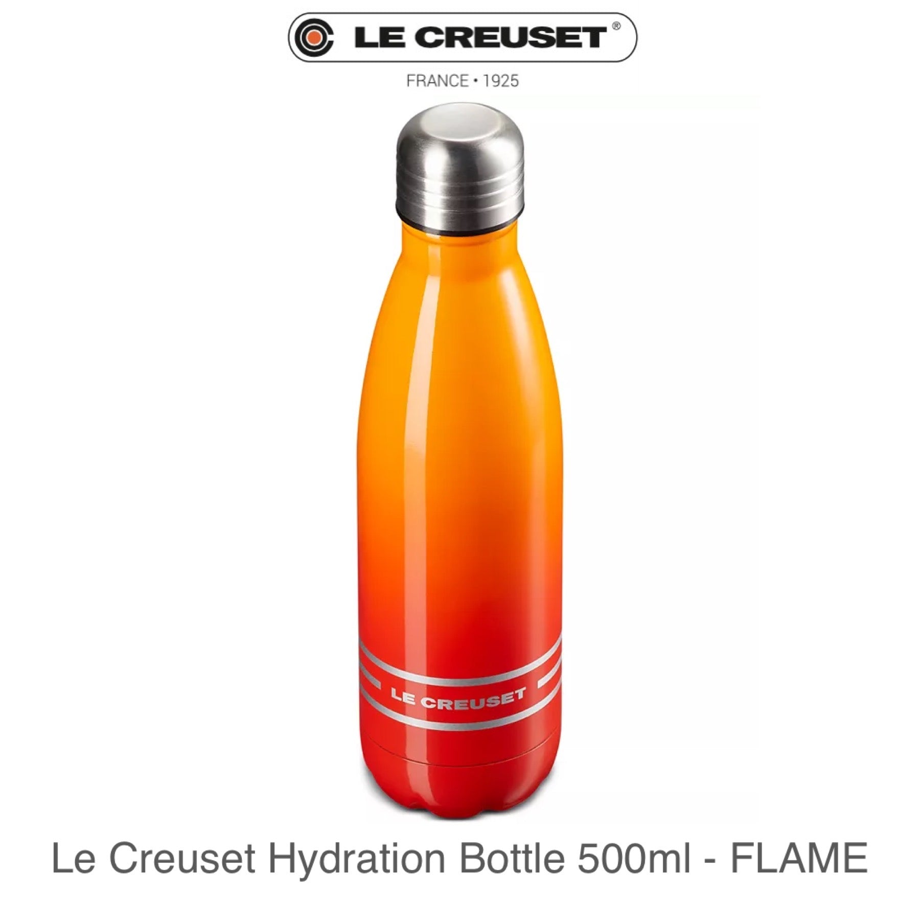 Le Creuset Hydration Bottle 500ml - FLAME