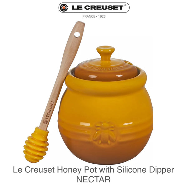 Le Creuset Honey Pot with Silicone Dipper - NECTAR